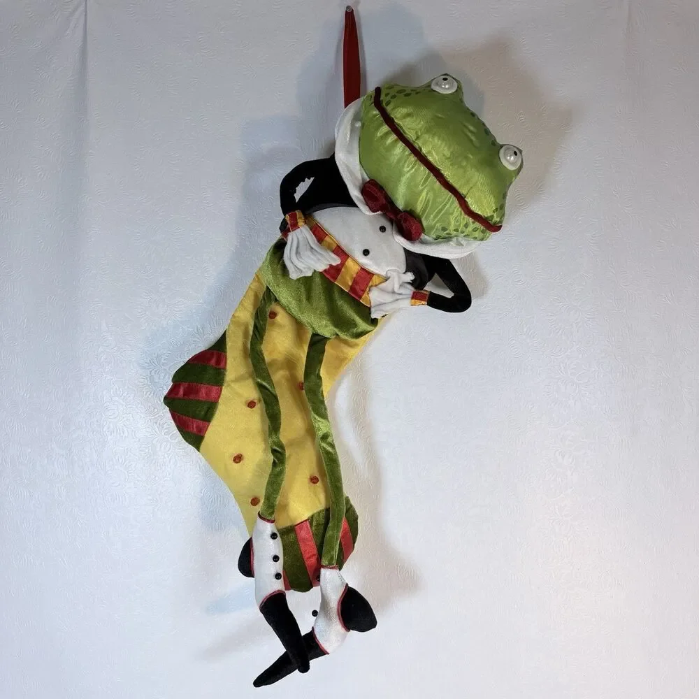 Department Dept 56 Frog Christmas Stocking